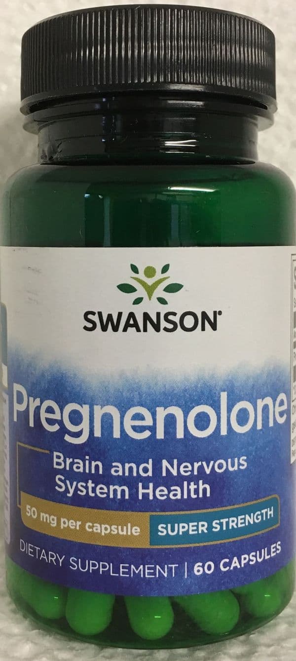 Pregnenolone by SWANSONS - 50 mg - 60 capsules
