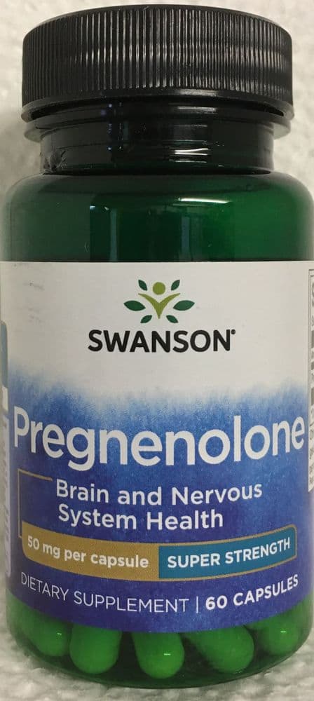 Pregnenolone by SWANSONS - 50 mg - 60 capsules