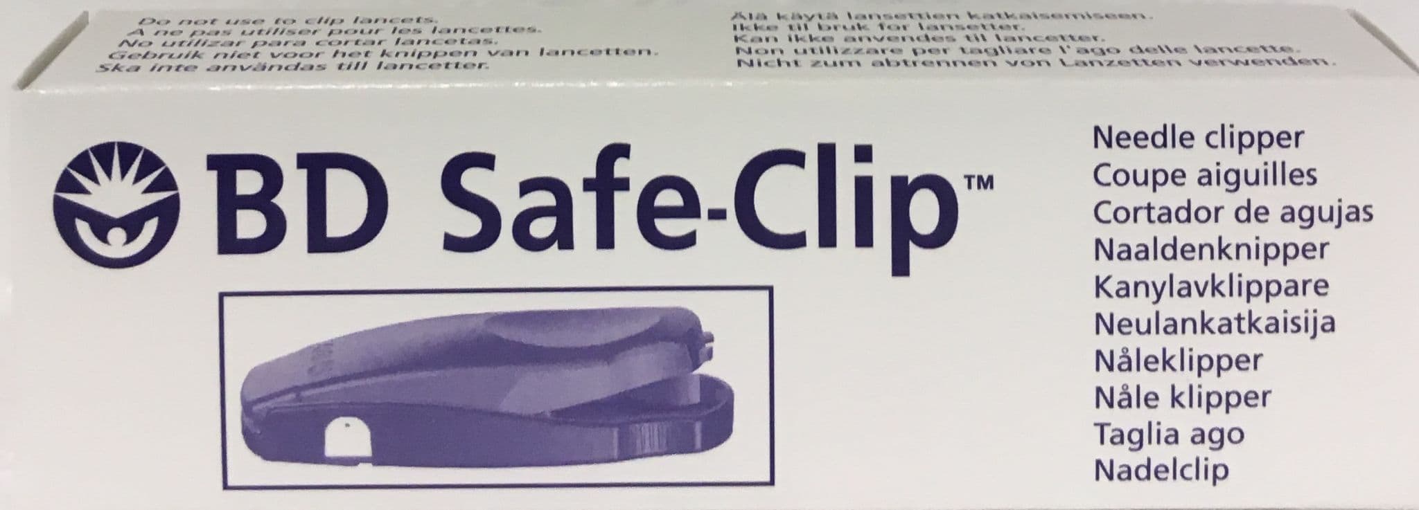 Safe clip needle clipper