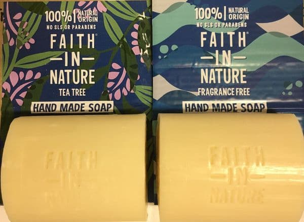 Soap Bar Tea Tree 100g and Soap Bar Fragrance Free 100 g