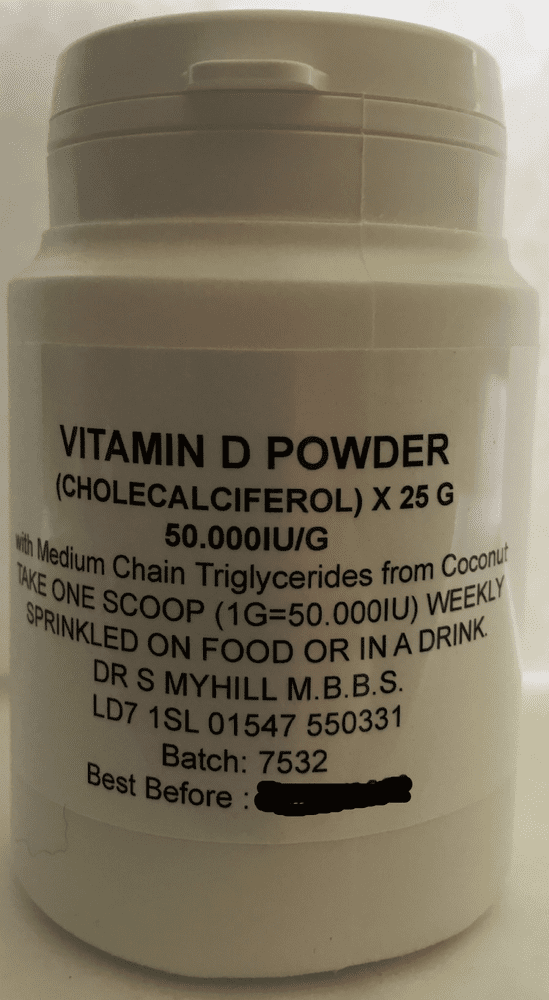 Vitamin D - concentrated powder