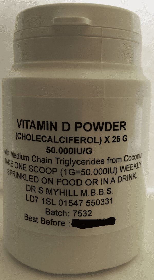 Vitamin D - concentrated powder