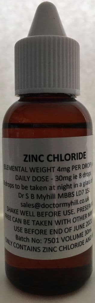 Zinc Chloride Drops 30ml