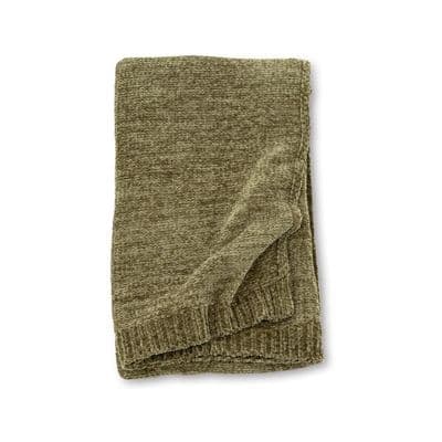 Ally Throw Polyester , Green  , 170x130