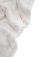 Ally Throw Polyester, White , 170x130