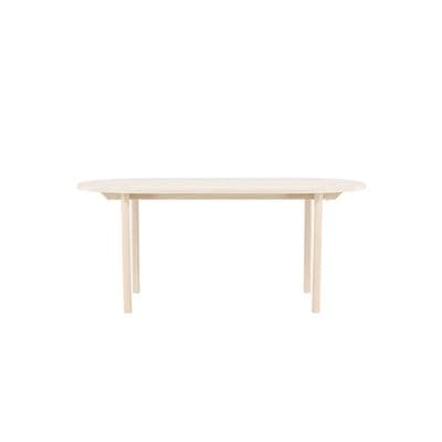 Andy Oval Dining Table 90x180 cm - Whitewash