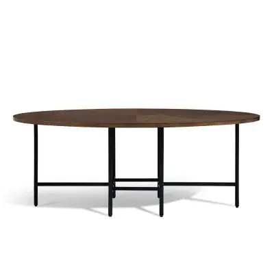 Apex Wooden Oval Coffee Table