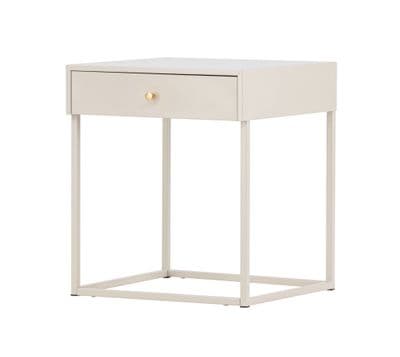 Bakal,Bedside Table,43x50 Beige