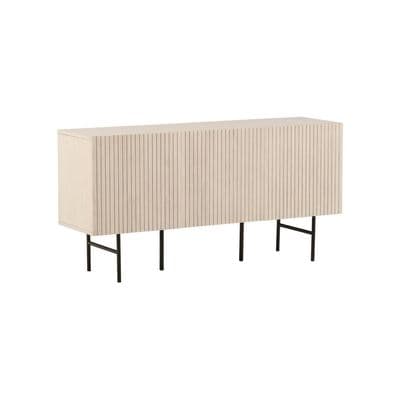 Björkön Low Cabinet Storage , Whitewash