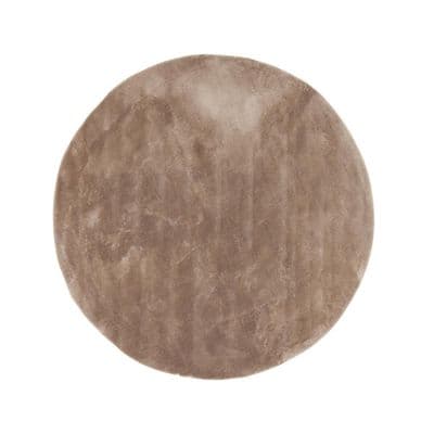 Blanca Polyester ,200x200,  ,Round,Beige