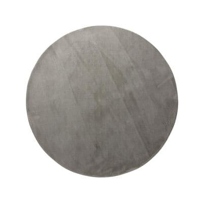 Blanca Polyester , 200x200, Round,Light grey