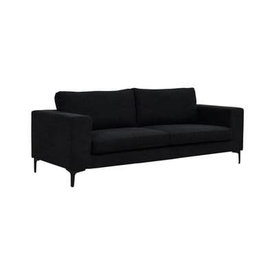 Bolero Sofa , 3,seater , Black fabric