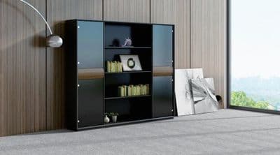Book shelf storage cabinet PERRY-WJG-002