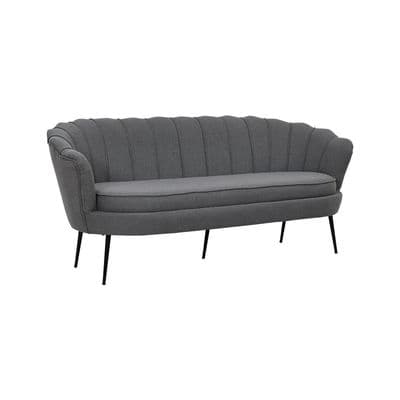 Calais Sofa 3,seater ,Grey Fabric