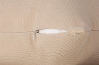 Celine Cushion Cover Poly Waffle , Beige 50x50