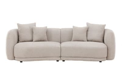 Cielo 3-Seat Sofa Beige