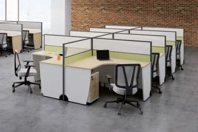 Combination office desk work station ASTON6040-ZYZ-006