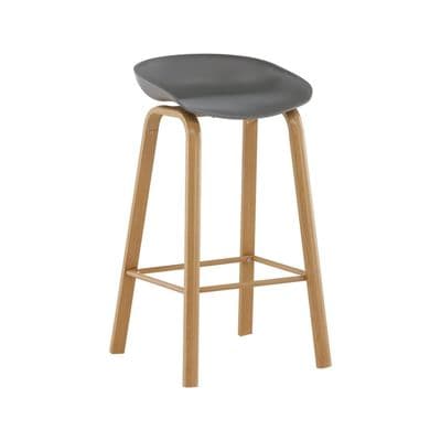 Decatur Bar Chair , Grey - 2 Pack