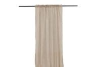 Elena Curtain Polyster, Beige ,240x135
