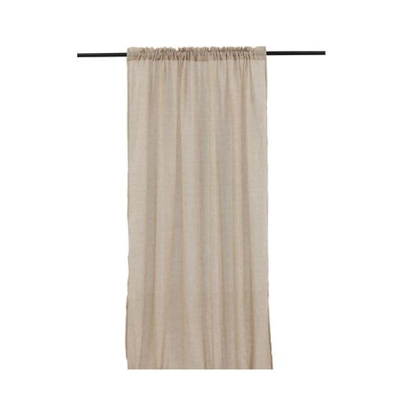 Elena Curtain Polyster, Beige ,240x135