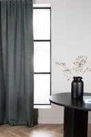 Evelyn Curtain Polyester blackout , Aqua , 135x240