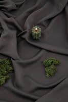 Evelyn Curtain Polyester blackout , Dark grey , 135x240