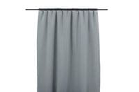 Evelyn Curtain Polyester blackout , Light grey , 135x240