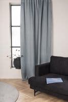 Evelyn Curtain Polyester blackout , Light grey , 135x240