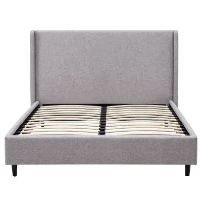 Freya Grey Doublesize Upholstered Bed