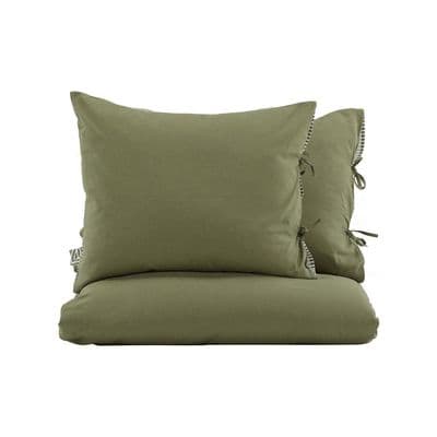 Jenna Bed Set cotton, Green ,240x220