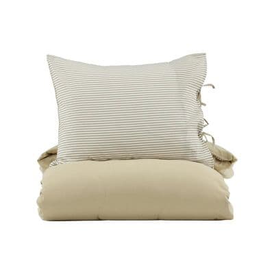 Jenna Bed Set cotton , Light Green , 150x200