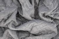 Jilly Bedspread Polyester, Light grey, 150x80