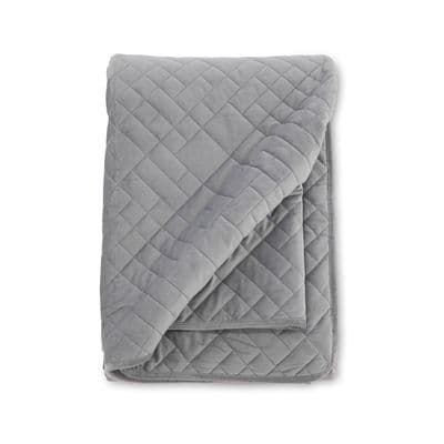 Jilly Bedspread Polyester, Light grey ,180x80