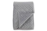 Jilly Bedspread Polyester, Light grey, 260x80