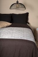 Jilly Bedspread Polyester, Light grey, 260x80