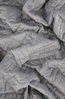 Jilly Bedspread Polyester, Light grey, 260x80