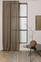 Kaya Curtain Polyester , Brown , 140x240