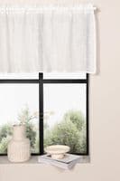 Kaya Curtain Polyester, White , 55x250