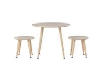 Kids Table Set Table Set , Whitewash