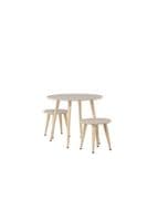 Kids Table Set Table Set , Whitewash