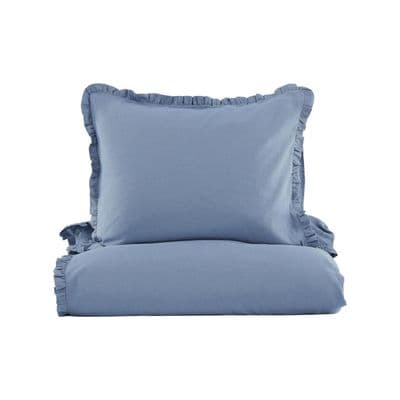 Lias Bed Set Cotton, Blue, 150x200