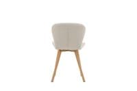 Lilja Dining Chair 2-pack - Oaklook / Beige Fabric