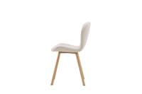 Lilja Dining Chair 2-pack - Oaklook / Beige Fabric