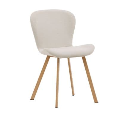 Lilja Dining Chair 2-pack - Oaklook / Beige Fabric
