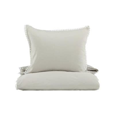 Livia Bed Set Cotton , Light Grey, 150x200