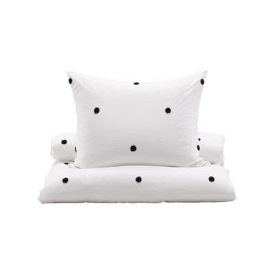 Loke Bedset Microfiber, White 200x150+50x60cm