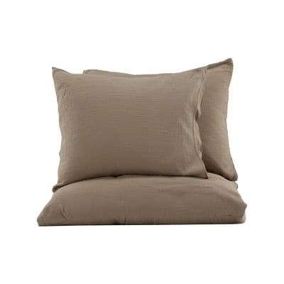 Mila Bed Set Cotton, Brown , 240x220