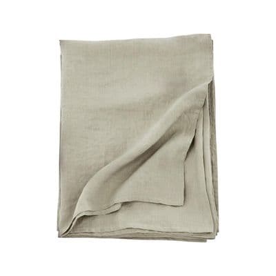 Milo Bedspread Linen , Beige , 250x150