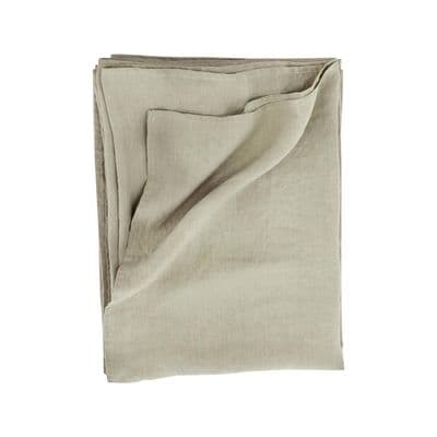 Milo Bedspread Linen , Beige  , 260x180