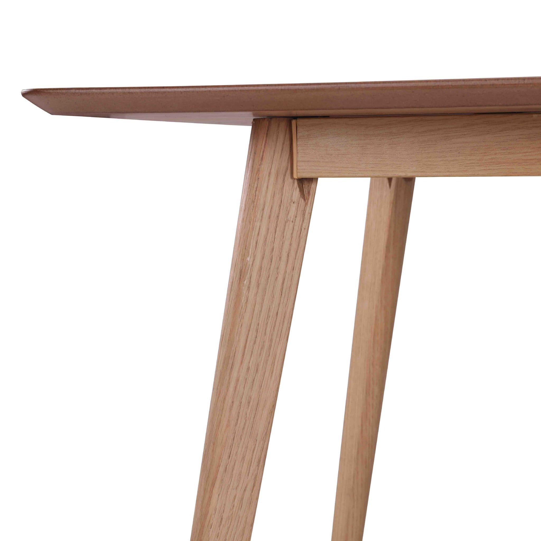 Mmilo Bergen Rectangular Oak Veneer Dining Table